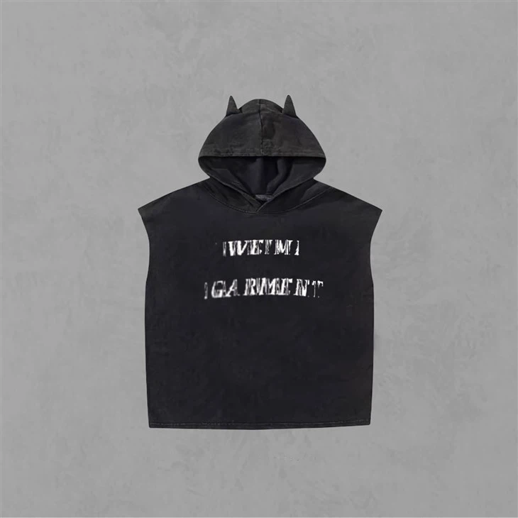 No-sleeve T-shirt With Special 3d Hat