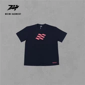 Футболка клієнта з пуховим принтом і вашим логотипом